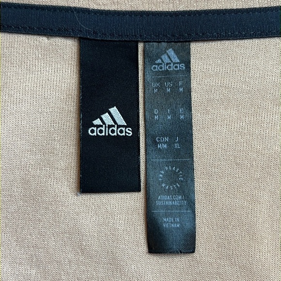 Adidas HK4498 4CMTE Track Zip Top Light Windbreaker Jacket Magic Tan (M - Picture 8 of 11